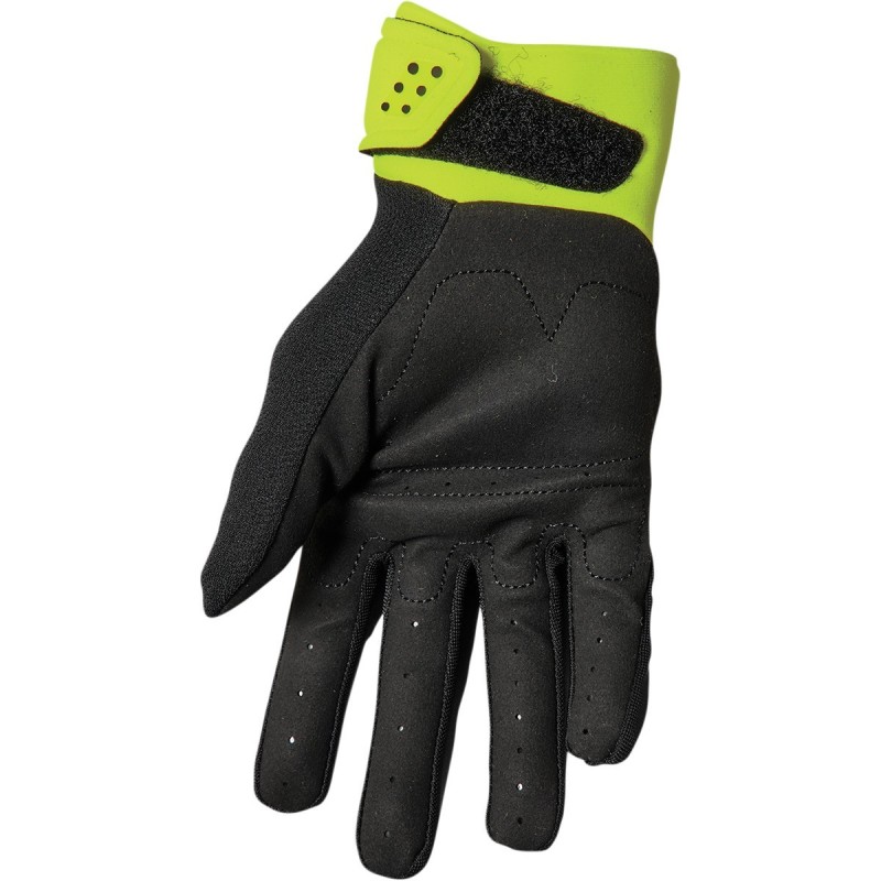 Gloves Thor Spectrum Youth black Fluo yellow