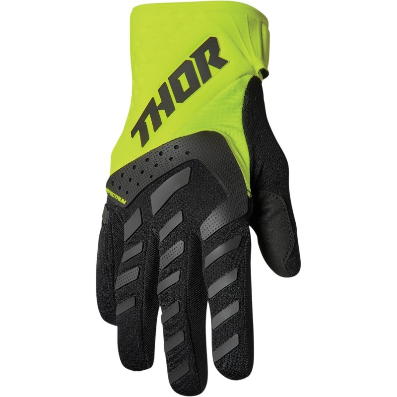 Gloves Thor Spectrum Youth black Fluo yellow