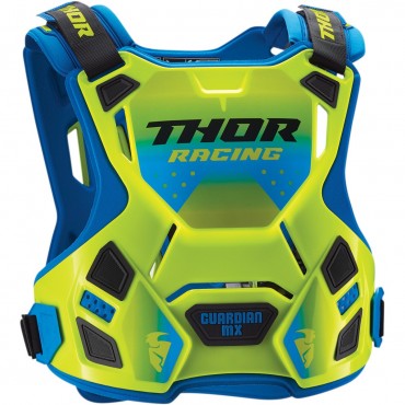 Thor YOUTH GUARDIAN MX ROOST DEFLECTOR FLO GREEN 2701085 Thor Kids Motocross Protection