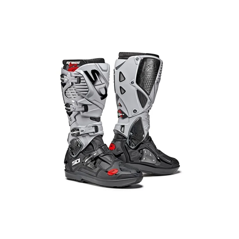 Motocross Stiefel Cross - Enduro Sidi Crossfire 3 SRS schwarz Ash