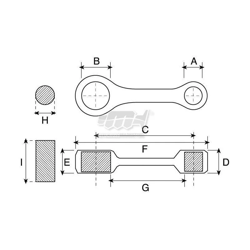 Biella Prox Husqvarna CR/WR/WRE/SM 125 1997-2013