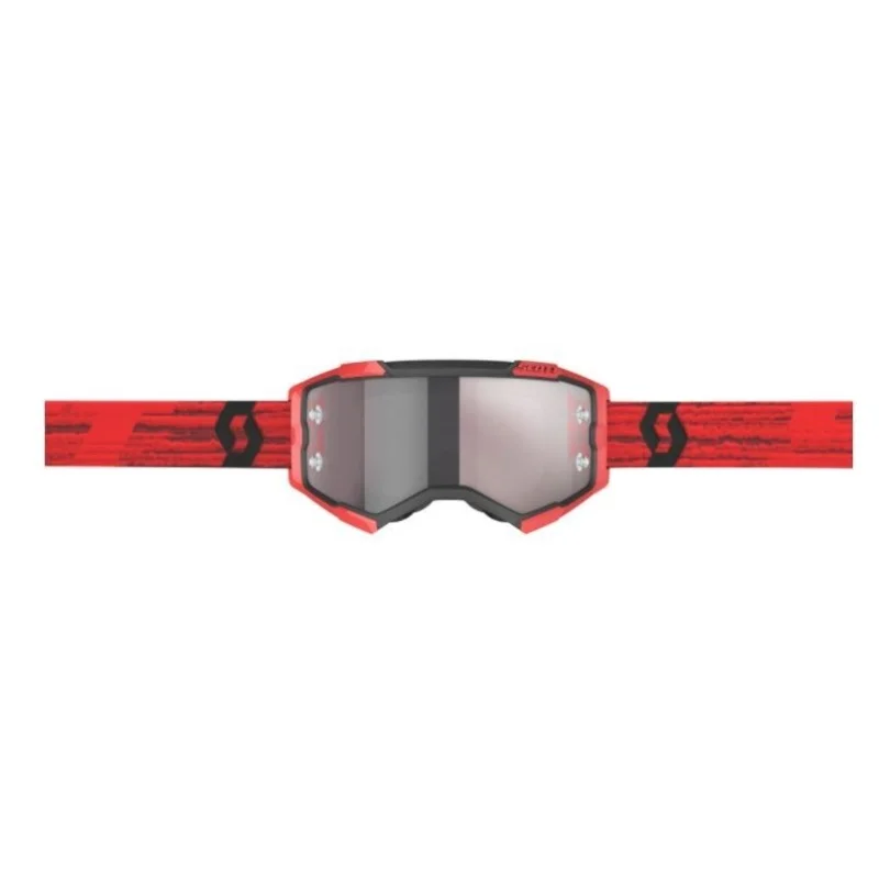 Crossbrille Scott Fury dark rot lente silber chrome