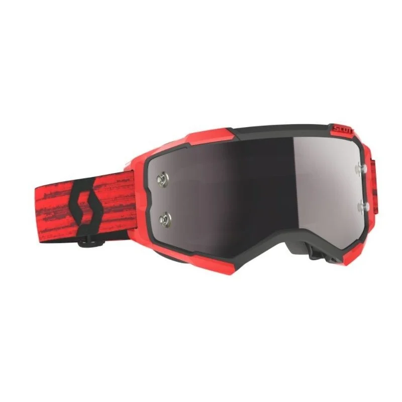 Crossbrille Scott Fury dark rot lente silber chrome