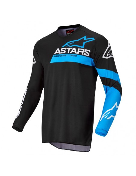 Gear Set Alpinestars Fluid Chaser Black/Blue 2022 3722422-1773+3762422-1773 Alpinestars Combo Jersey & Pant Motocross/Enduro