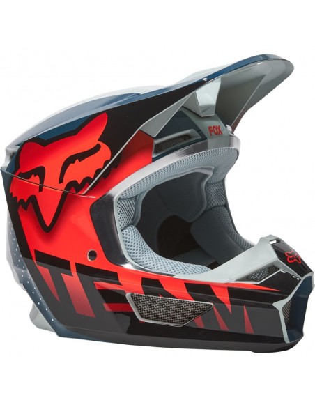 Helmet FOX Trice V1 Grey/Orange 2022 Fox