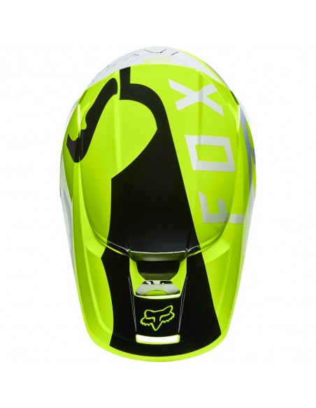 Helmet FOX V1 Youth Skew Fluo Yellow 2022 28358-130 Fox Kids Motocross Helmets