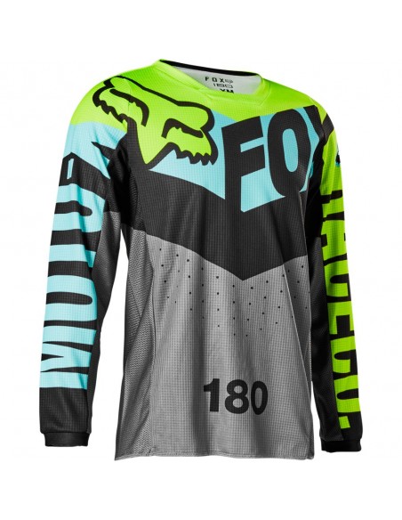 Gear Set FOX Youth 180 Trice 2022 Teal 26734-176+26755-176 Fox Kids Clothing Motocross Gear