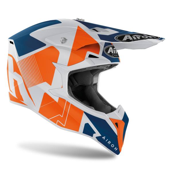 Helmet Airoh Wraap Raze Orange Matt WRRA32 Airoh  Motocross Helmets