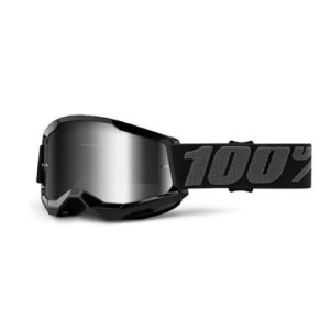 Occhiale Maschera Strata 2 Bambino Nero con lente specchiata