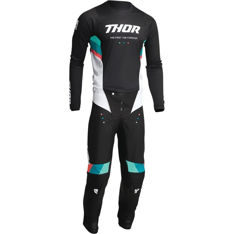 Pantalon Cross Thor Pulse React blanc/noir 2022