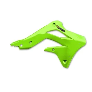 CYCRA POWERFLOW RADIATOR SHROUDS KAWA 12-15 GREEN