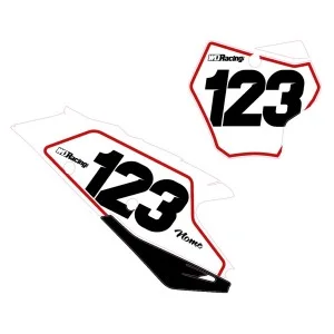 Dekor Startnummerntafel Base