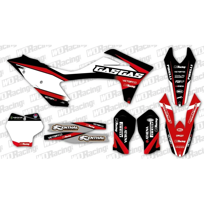 Grafiche GasGas Evolution - Nere