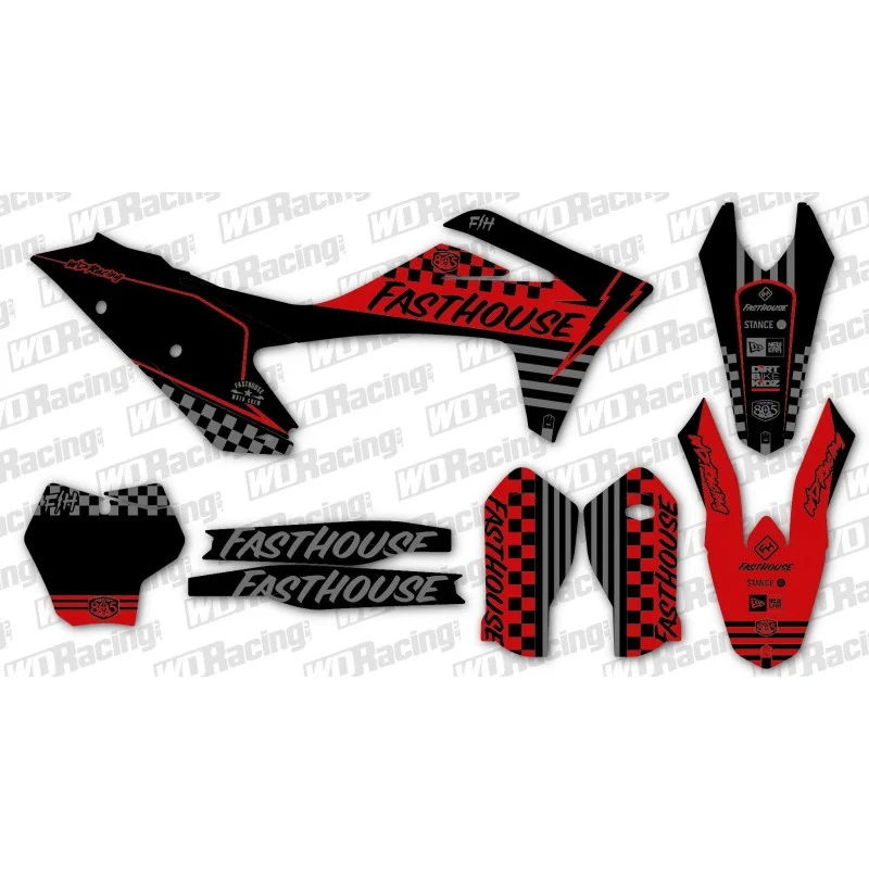 Grafiche GasGas Fasthouse - Nere