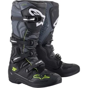 Stivali Alpinestars Tech 5 Nero/Grigio/Giallo Fluo