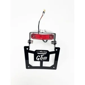 Porta targa pieghevole Wdracing per moto 50cc-universale