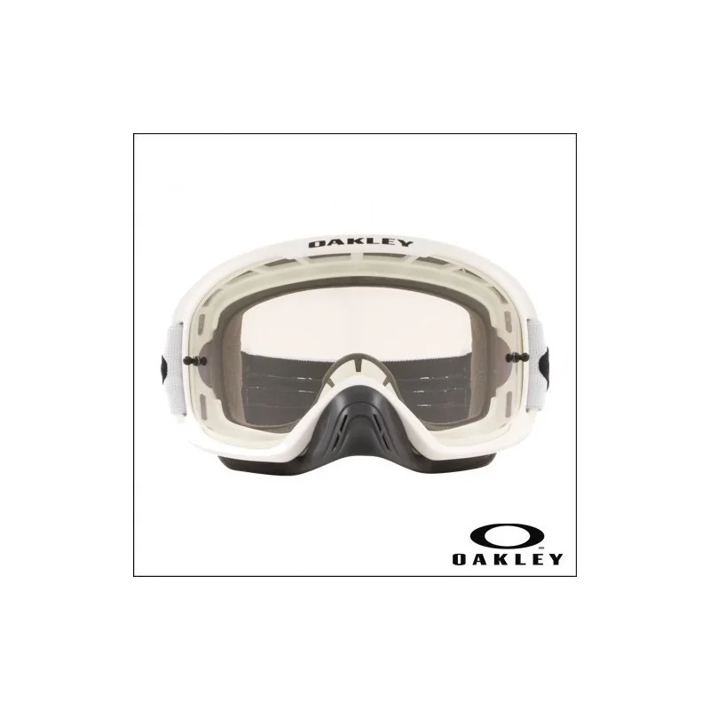 Maschera Oakley O Frame 2 Bianca con lente Clear