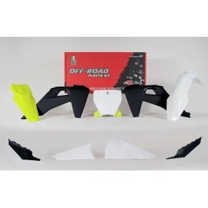 Kit plastiche Husqvarna TC/FC 2019- nero/bianco/giallo fluo