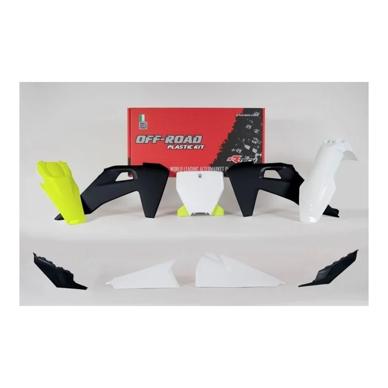 Kit plastiche Husqvarna TC/FC 2019- nero/bianco/giallo fluo