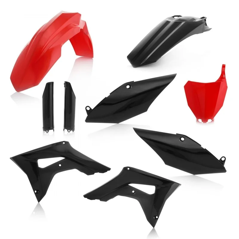 Kit Plastique Complet Acerbis Honda CRF 450 17-18 CRF 250 2018 rouge/noir
