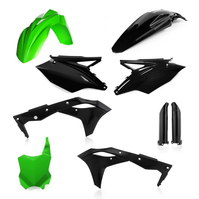Kit Plastique Complet Acerbis Kawasaki KXF 250 17-20 vert/noir