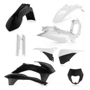Body Kit Acerbis KTM EXC/EXCF 2014-2015 black/white