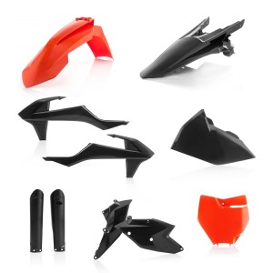 Plastikset Acerbis KTM SX/SXF 2016-2018 schwarz/Orange