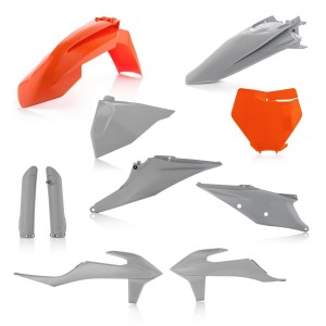 Plastikset Acerbis KTM SX/SXF 2019-2022 Orange/grau