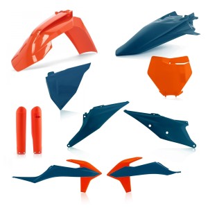 Plastikset Acerbis KTM SX/SXF 2019-2022 blaue/orange