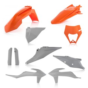 Kit plastiche Acerbis per KTM EXC/EXCF 2020- arancione/grigio