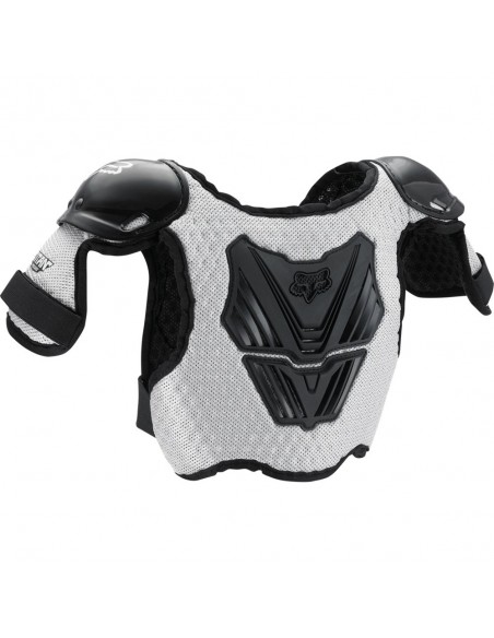 FOX Peewee Titan Roost Deflector Black/Silver 06053-464 Fox Kids Motocross Protection