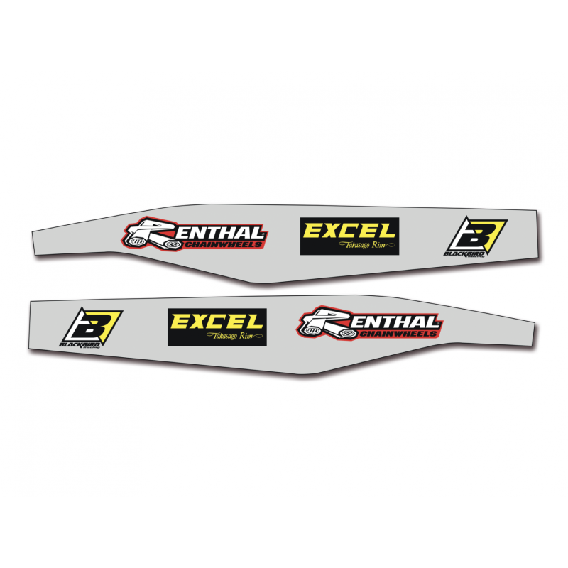 Transparent swingarm decals Ktm SX-SXF 11-