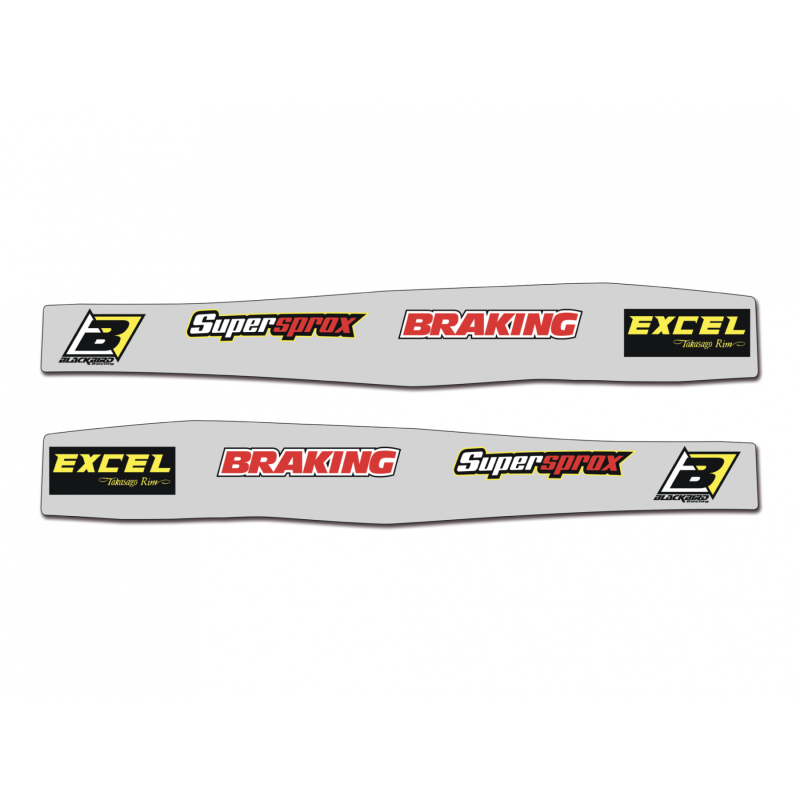 Autocollants de bras oscillant Yamaha YZF 09- WRF 15-