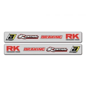 Transparent swingarm decals Suzuki RM-RMZ
