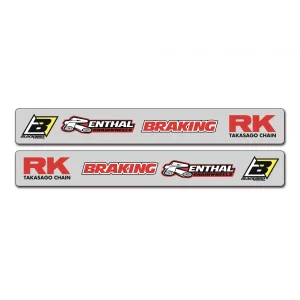 Transparent swingarm decals Kawasaki KX-KXF