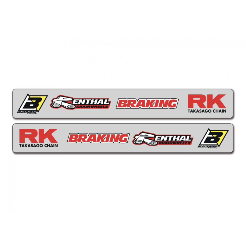 Autocollants de bras oscillant Kawasaki KX-KXF