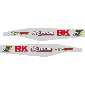 Transparent swingarm decals Husqvarna TC/FC 14-15 TE/FE 14-16