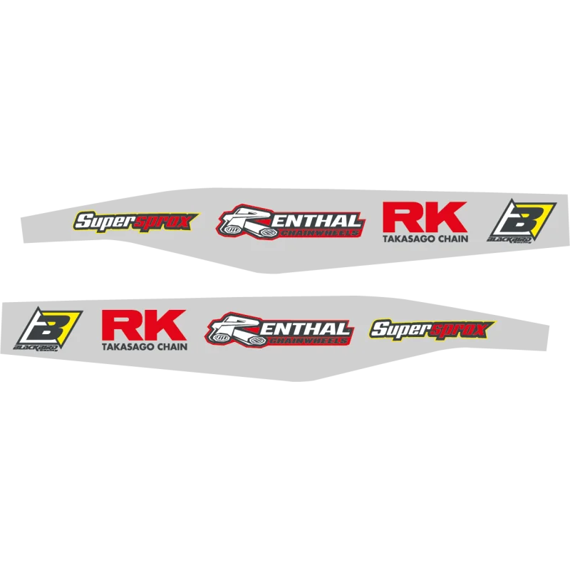 Adesivi forcelloni trasparenti per Husqvarna TC/FC 14-15 TE/FE 14-16 Blackbird