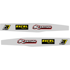 Adesivi forcelloni trasparenti per GasGas EC-ECF