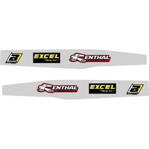 Adesivi forcelloni trasparenti per GasGas EC-ECF