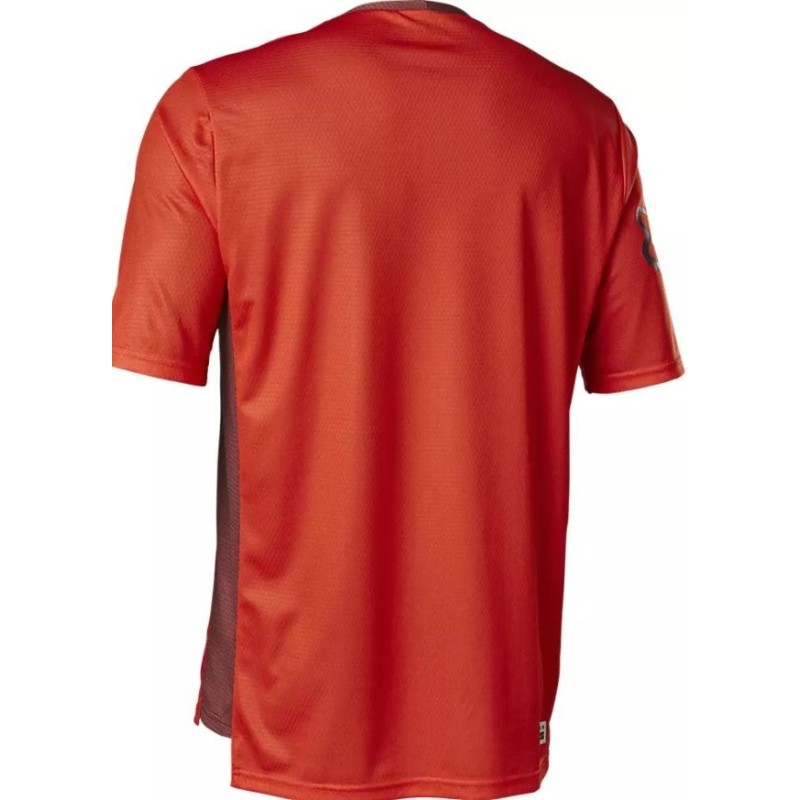 FOX Defend Moth Fluo Red Jersey