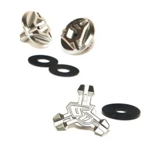 6D ATR/B Visor Screw Set Chrome 3 Pcs