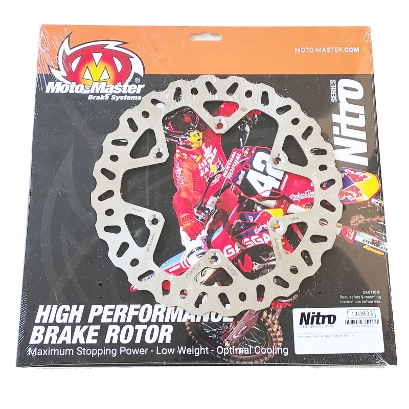 Rear brake disc MotoMaster 240mm | Yamaha YZF 450 20- YZF 250 21- YZ 125/250 22-