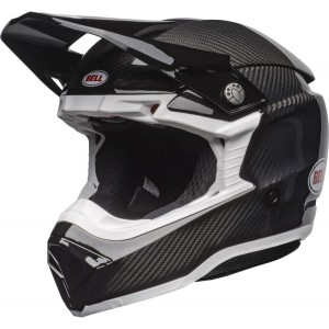 Helmet Bell Moto 10 Spherical black/white gloss