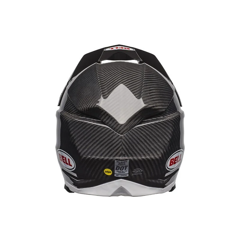 Casco Bell Moto 10 Spherical nero/bianco lucido ECE 06