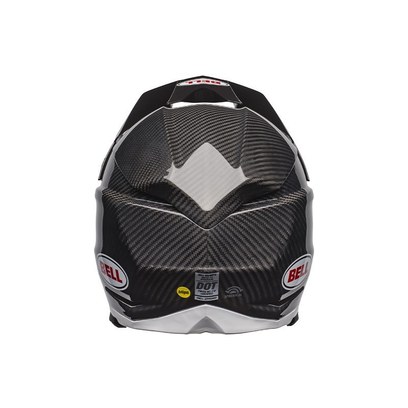 Helm Bell Moto 10 Spherical schwarz/weiss gloss