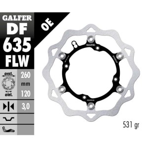 Front brake wave Galfer Husqvarna 2000-2013