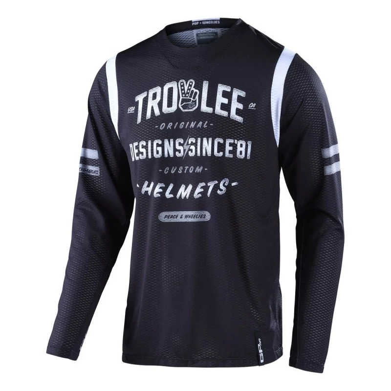 Maillot Cross Troy Lee Design GP AIR Roll Out noir