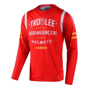 Maglia Troy Lee Design GP AIR Roll Out Rossa
