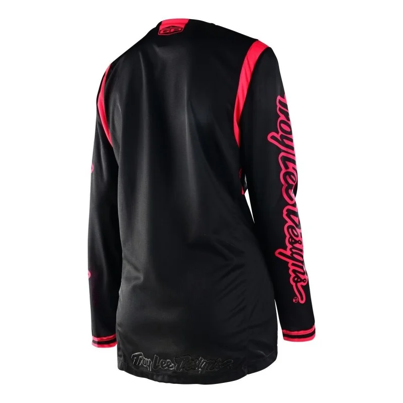 Jersey Woman Troy Lee Design Mono black/Fluo red 2022 30849000 Troy lee Designs Combo Jersey & Pant Motocross/Enduro